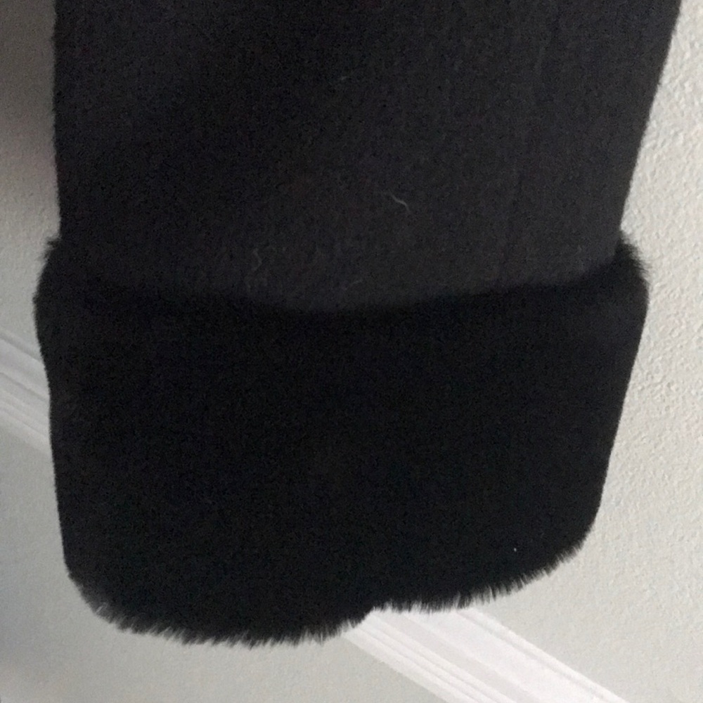 Jones of New York long black wool coat - Picture 4 of 9